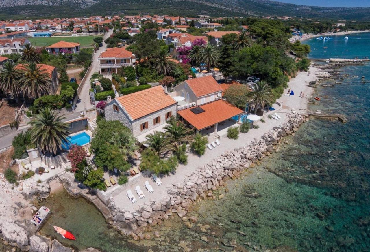 Luxury Beachfront Villa Gracia Grande With Private Pool At The Beach In Orebic - Peljesac Exterior foto